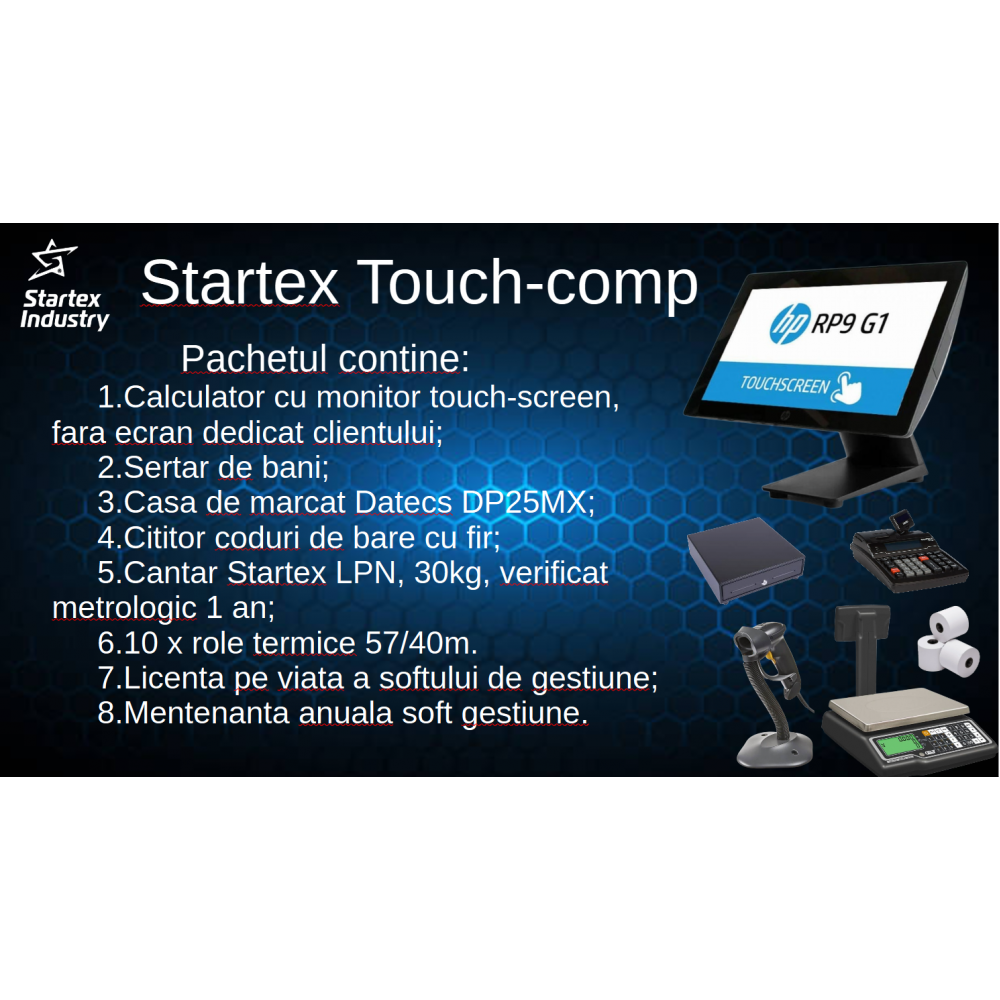 PACHET SOFT GESTIUNE "STARTEX TOUCH-COMP"