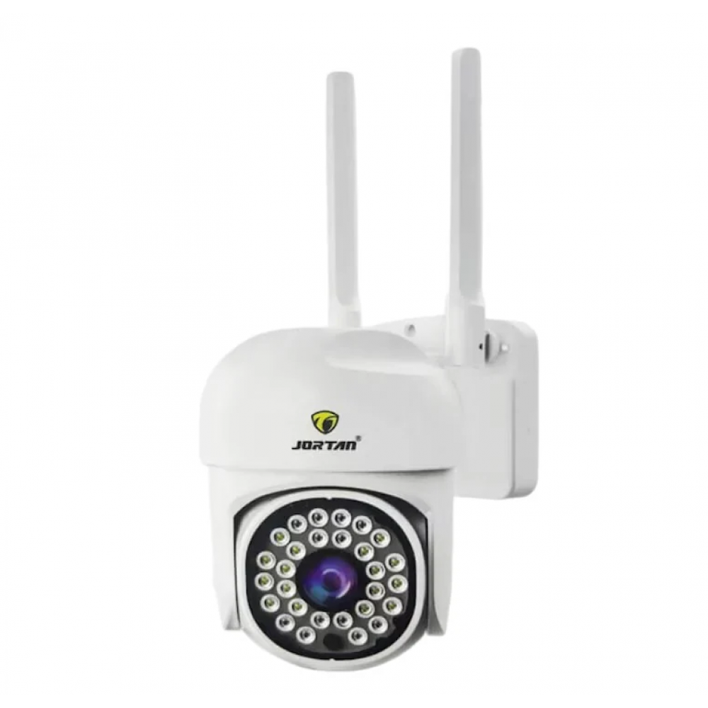 Cameră de Supraveghere Jortan 8161QJ, 28 LED-uri, WiFi, HD, Viziune Nocturnă cu Infraroșu și Protecție IP66, Transmisie Live pe Telefon