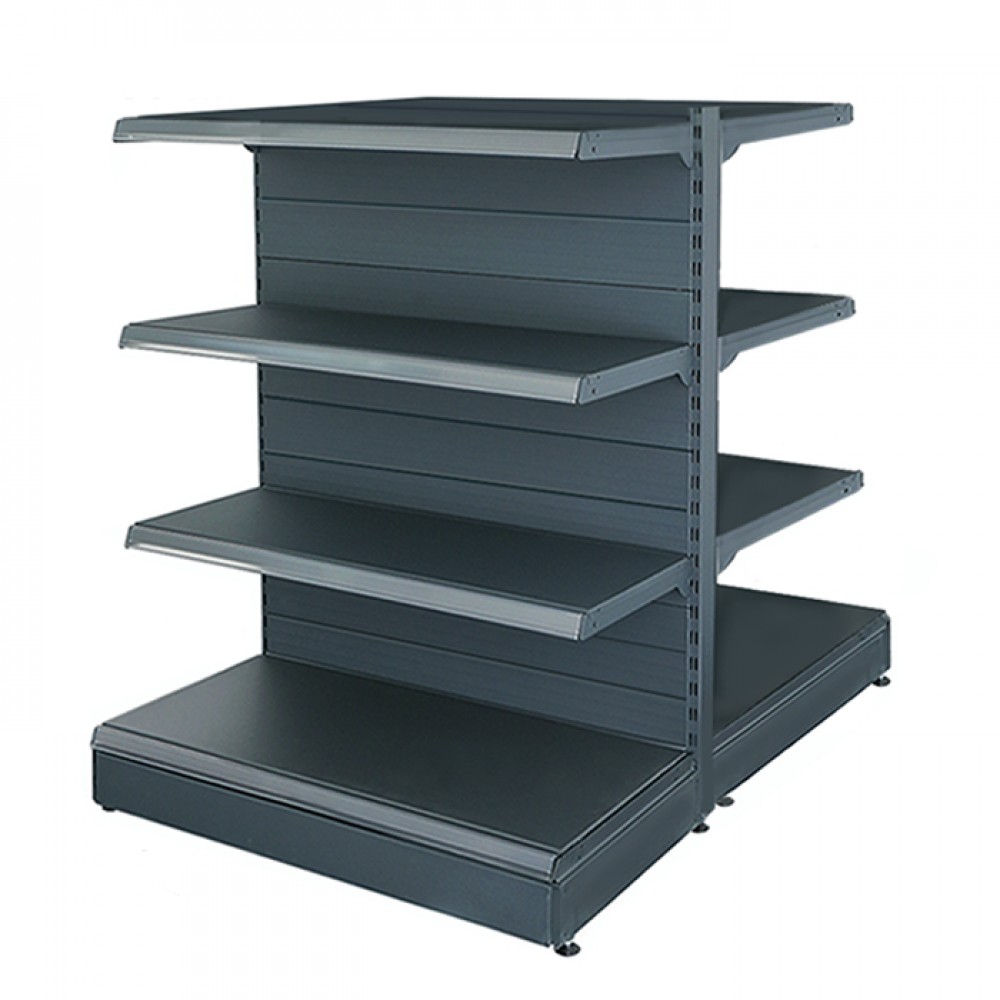 Modul raft gondola, H 195 cm / baza 40 cm + 3 polite 40 cm (pe fiecare parte). - L 95 cm